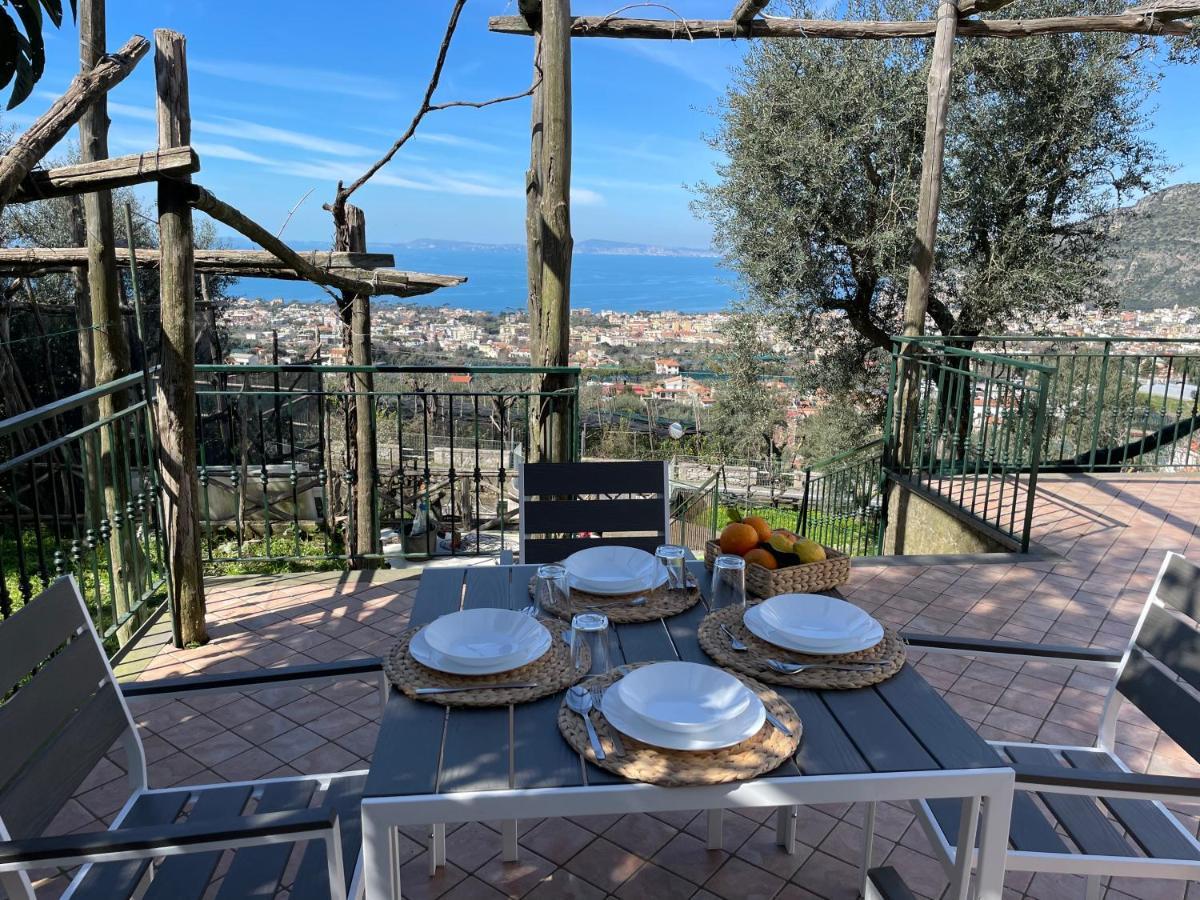 Sky View Villa Piano di Sorrento Eksteriør bilde