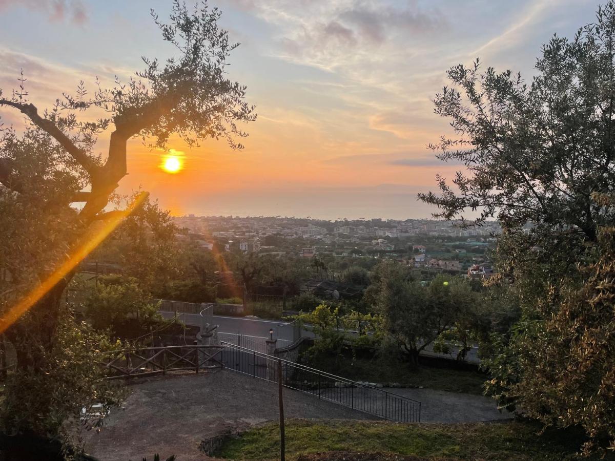 Sky View Villa Piano di Sorrento Eksteriør bilde
